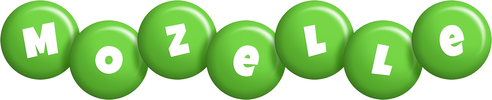Mozelle candy-green logo