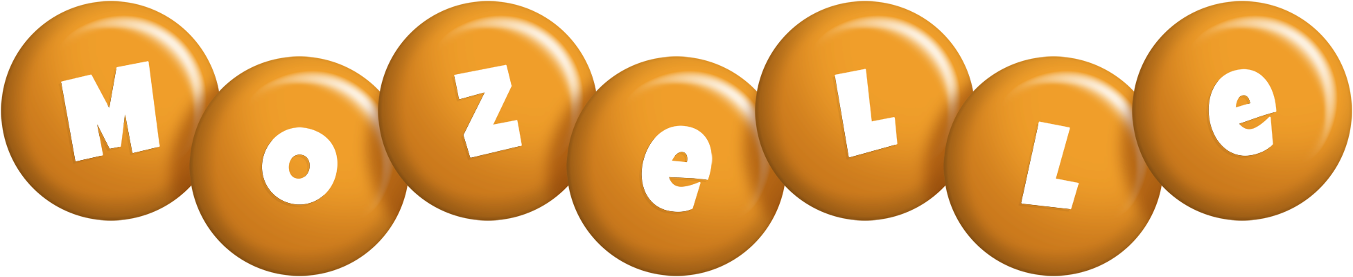 Mozelle candy-orange logo
