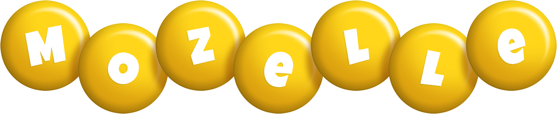 Mozelle candy-yellow logo