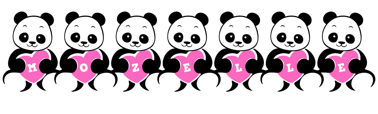 Mozelle love-panda logo