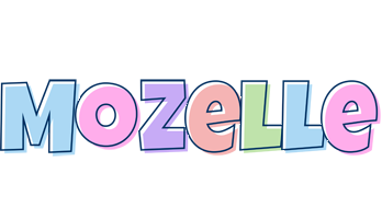 Mozelle pastel logo