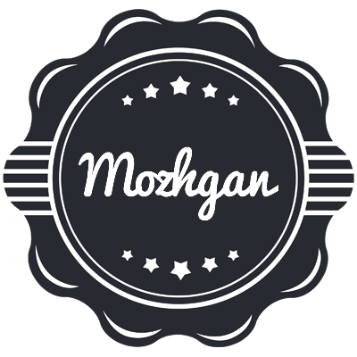 Mozhgan badge logo
