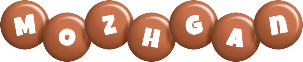 Mozhgan candy-brown logo