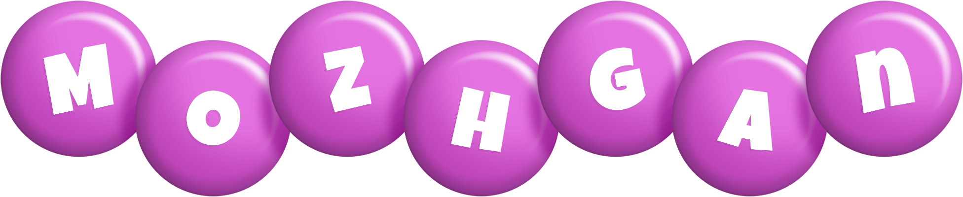 Mozhgan candy-purple logo