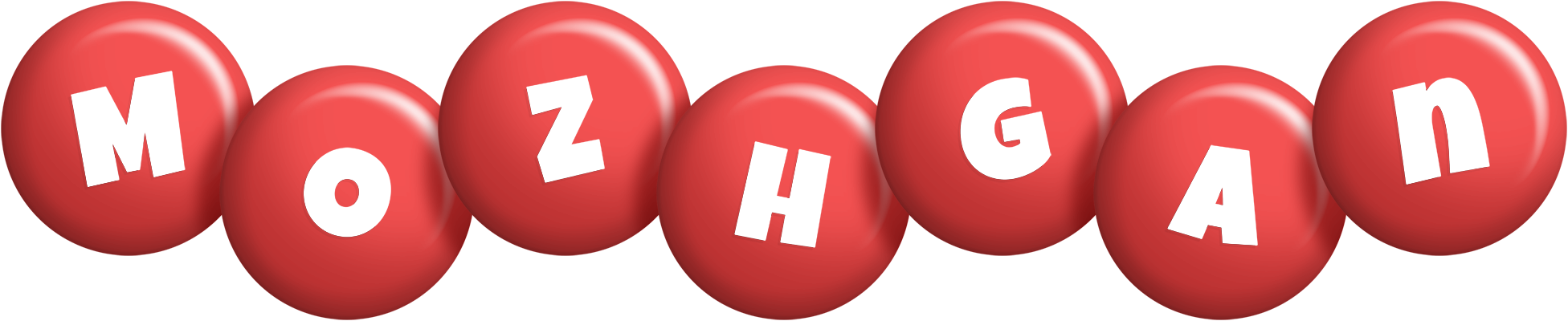 Mozhgan candy-red logo