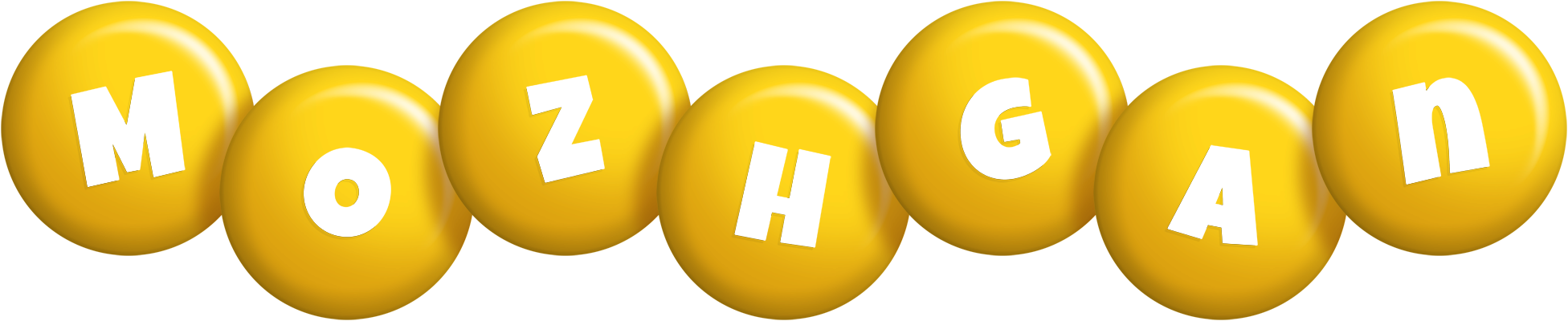 Mozhgan candy-yellow logo