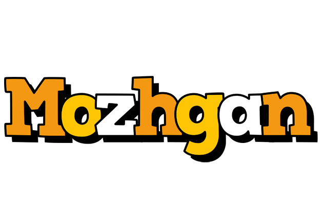 Mozhgan cartoon logo