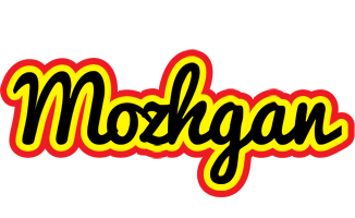 Mozhgan flaming logo