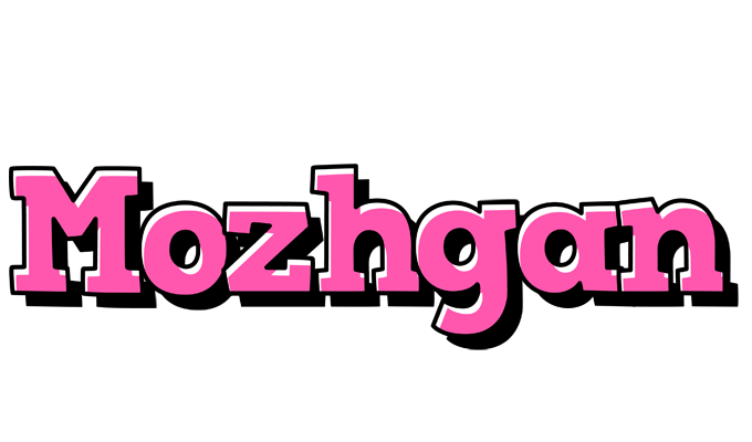 Mozhgan girlish logo
