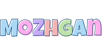 Mozhgan pastel logo