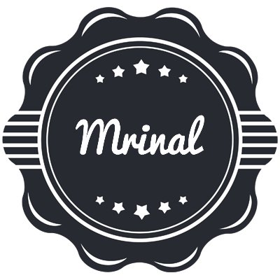 Mrinal badge logo