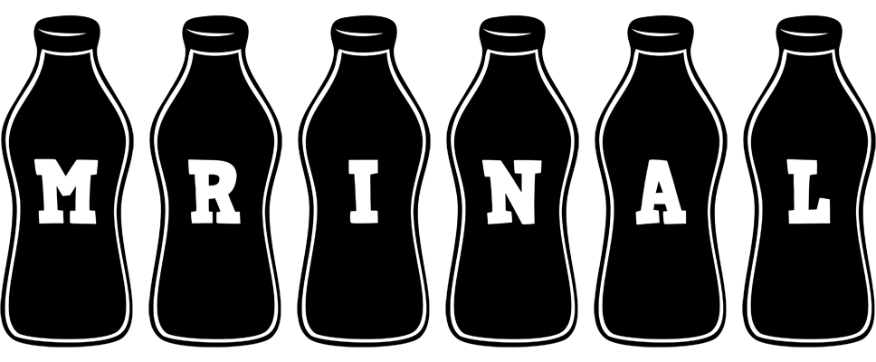 Mrinal bottle logo