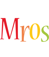 Mros birthday logo