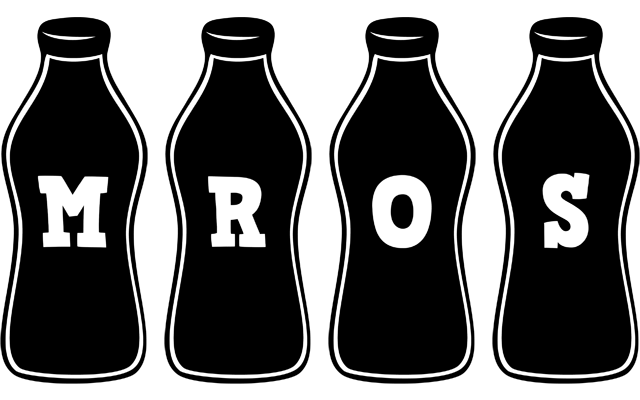 Mros bottle logo
