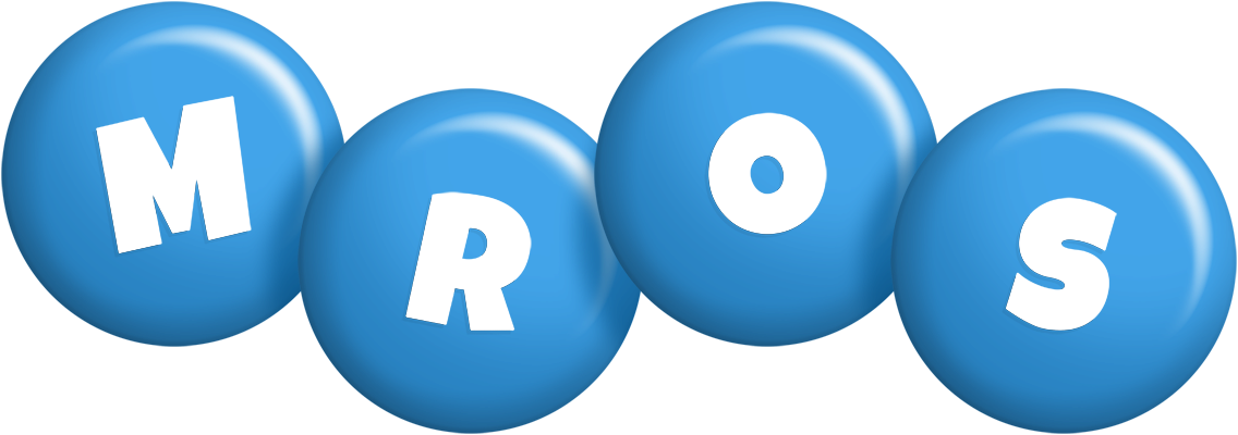 Mros candy-blue logo