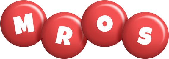 Mros candy-red logo