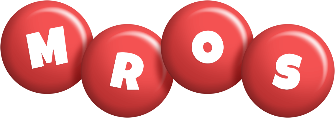Mros candy-red logo