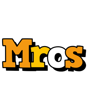 Mros cartoon logo