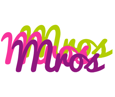 Mros flowers logo