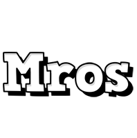 Mros snowing logo