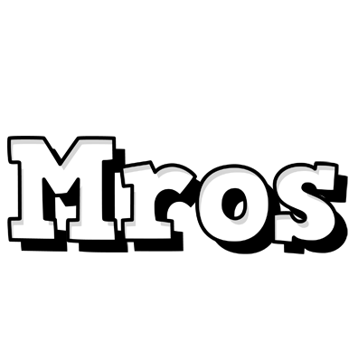 Mros snowing logo