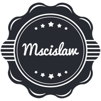 Mscislaw badge logo
