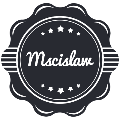 Mscislaw badge logo