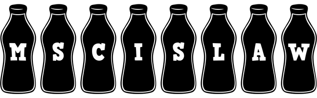 Mscislaw bottle logo