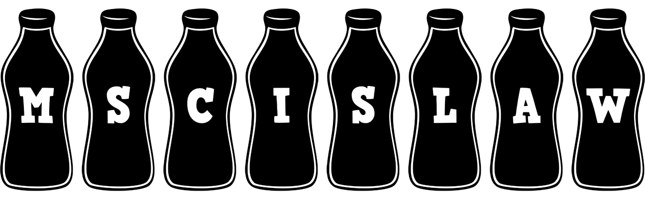 Mscislaw bottle logo
