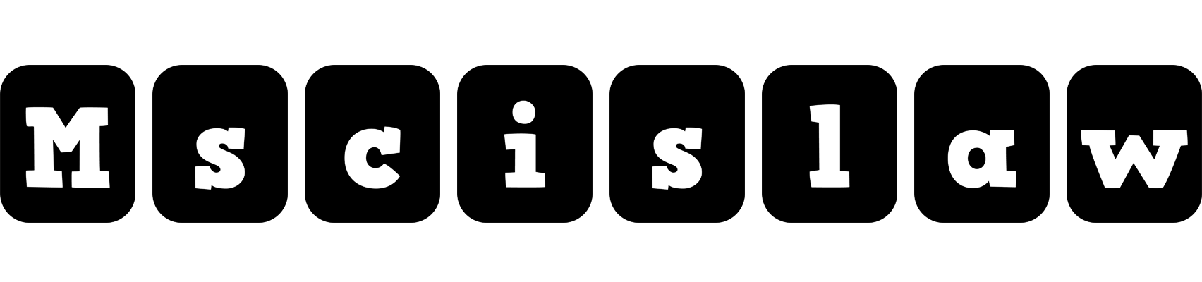 Mscislaw box logo
