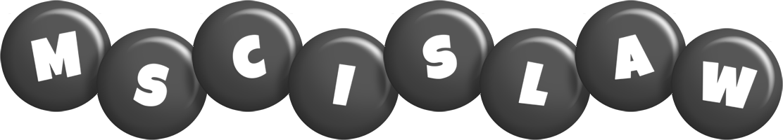 Mscislaw candy-black logo