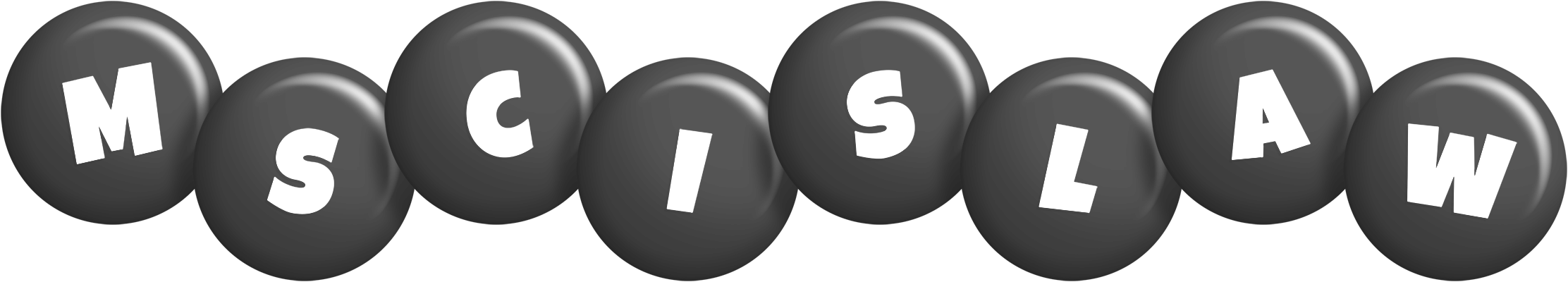 Mscislaw candy-black logo