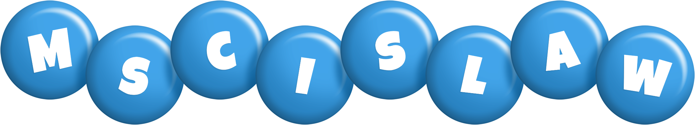 Mscislaw candy-blue logo