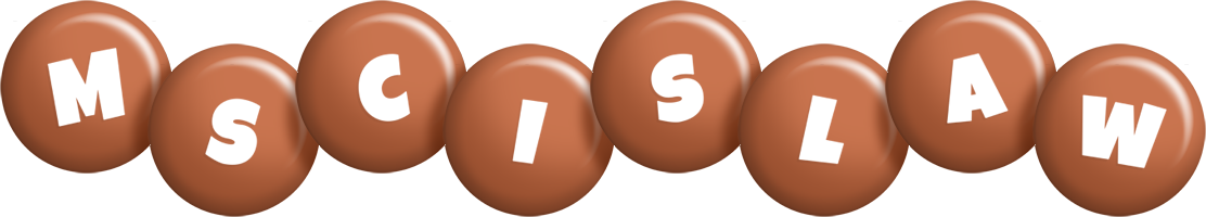 Mscislaw candy-brown logo