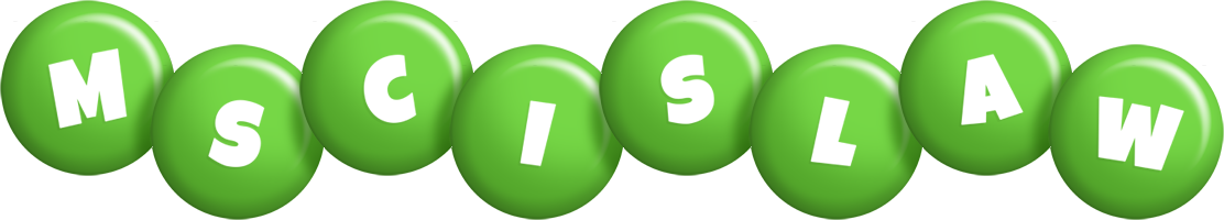Mscislaw candy-green logo