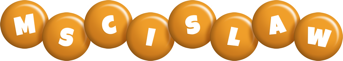 Mscislaw candy-orange logo
