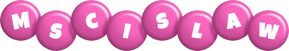 Mscislaw candy-pink logo