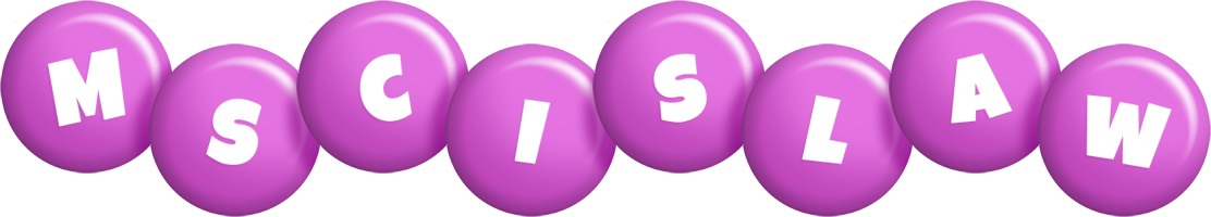 Mscislaw candy-purple logo