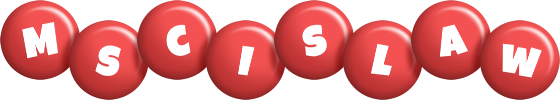 Mscislaw candy-red logo