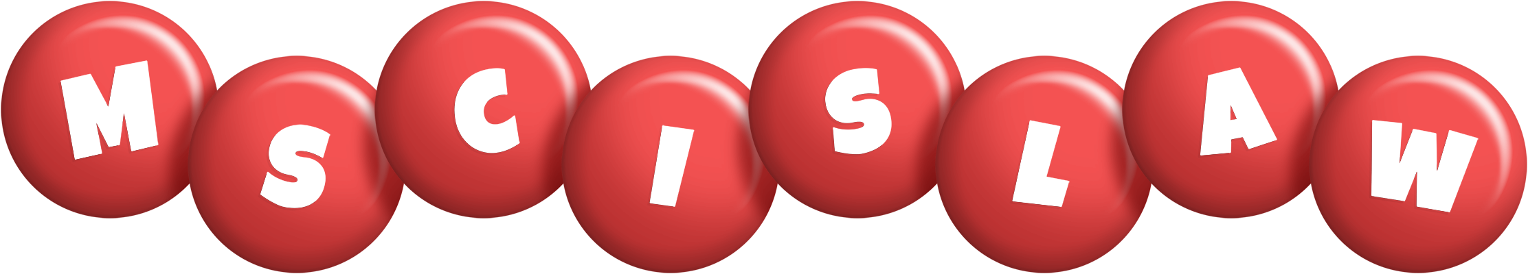 Mscislaw candy-red logo