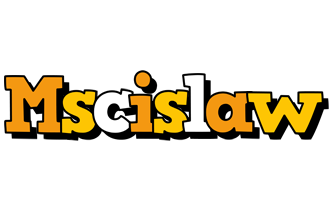 Mscislaw cartoon logo