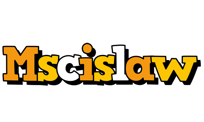Mscislaw cartoon logo