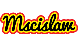Mscislaw flaming logo