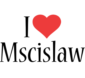 Mscislaw i-love logo