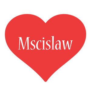Mscislaw love logo