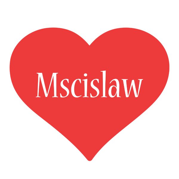 Mscislaw love logo