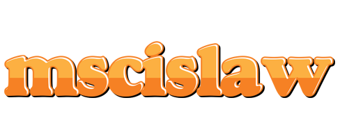 Mscislaw orange logo