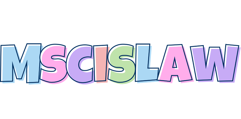 Mscislaw pastel logo
