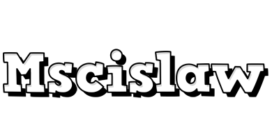 Mscislaw snowing logo