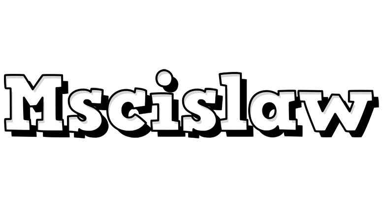 Mscislaw snowing logo